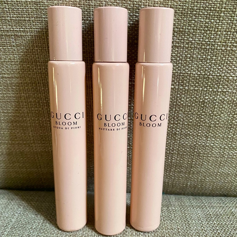 Gucci Women 3pc Gucci Bloom Parfume Rollerball Set